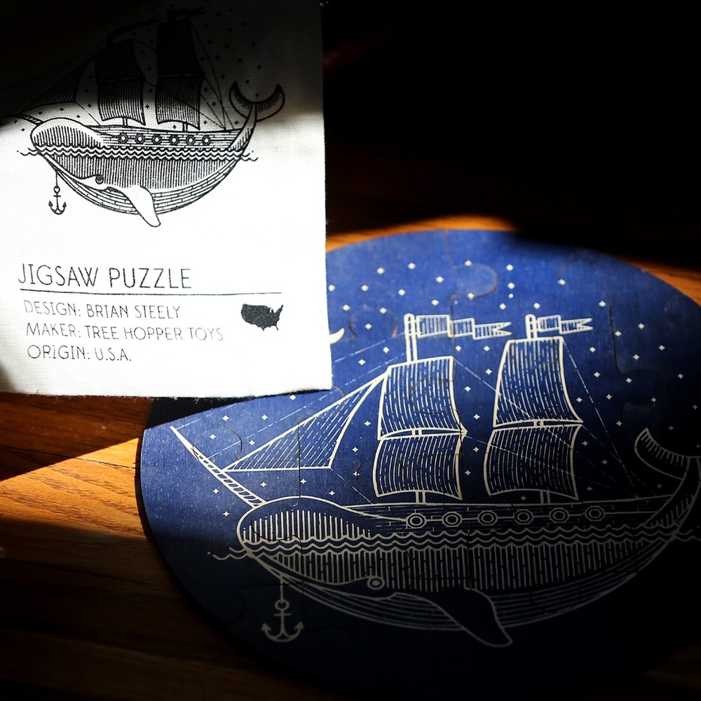 Artist-Designed Whale Jigsaw Puzzle